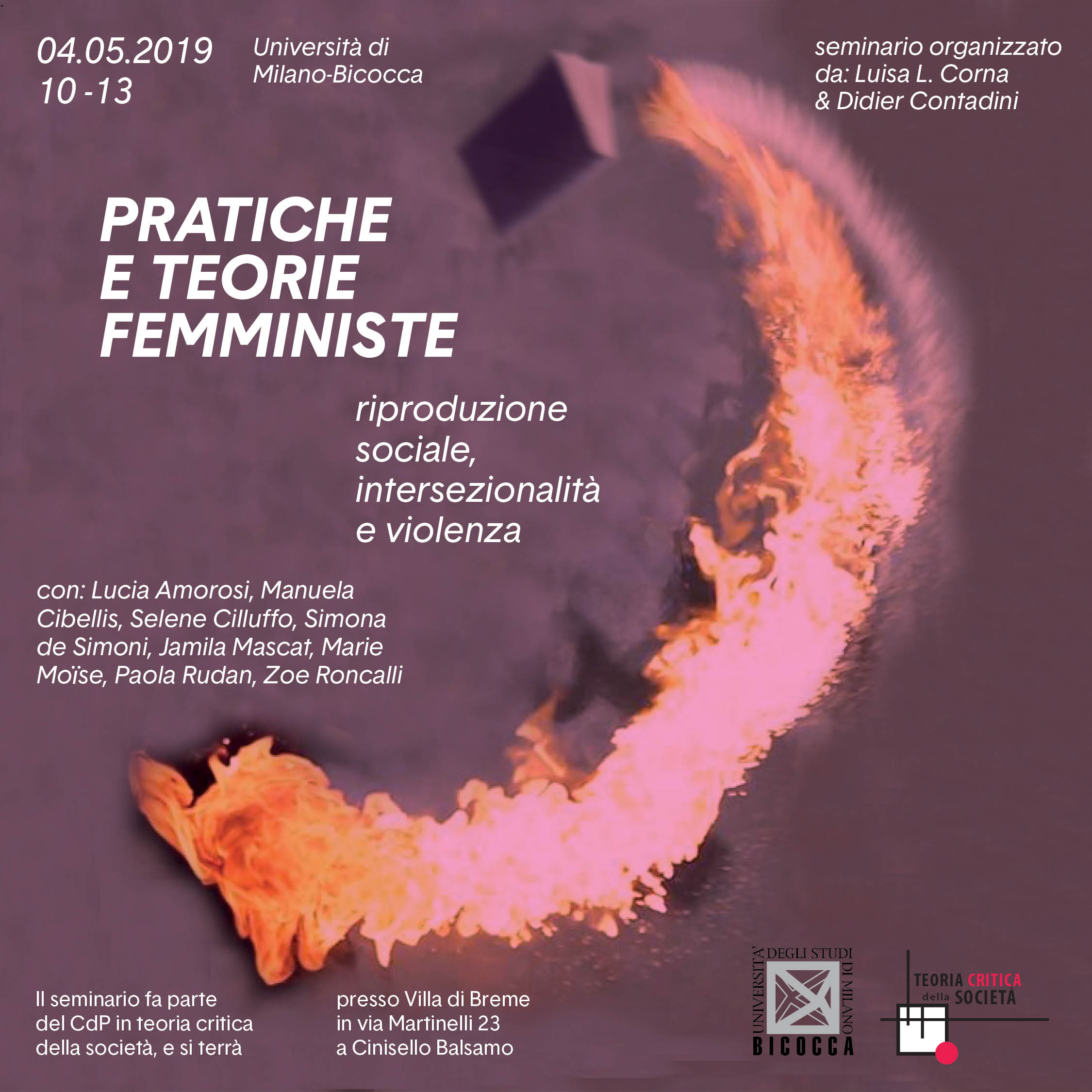 Locandina: Pratiche e Teorie Femministe 04.05.19 Locandina: Pratiche e Teorie Femministe 04.05.19
